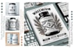 packaging label with diecut product brand design source file mockup