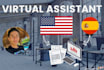 be your virtual assistant in english or spanish