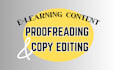 proofread and copy edit your etraining or ecourse content