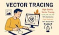 professionally vector trace or redraw your logo or image