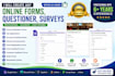 create any google forms, questioner, surveys within 24 hours