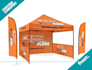 create pop up tent mockups and all accessories