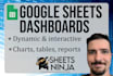 create beautiful, intuitive google sheets spreadsheet dashboard