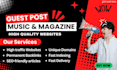 publish your articles on music and magazine websites