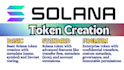create custom solana tokens