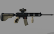 model game ready weapon prop
