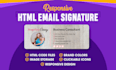 create a mobile friendly HTML email gmail signature
