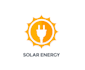 design creative energy logo with satisfaction guaranteed