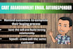 create a cart abandonment email autoresponder in 24 hours
