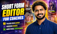 do talking head youtube, instagram short form video editing for coaches