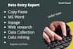 do data entry collection scraping cleaning processing  database management