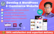create clean and modern any products business website