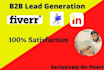 do b2b lead generation and linkedin leads