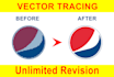 do your logo, drawing, image perfect vector tracing
