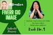 create attractive gigs for fiverr, thumbnails, and banners