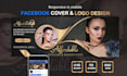 create facebook cover photo banner design and logo