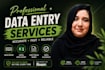 do accurate data entry, excel spreadsheet management, and product listing