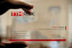 design transparent plastic frosted clear translucent pvc business cards