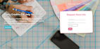 create a responsive HTML landing page or one page website