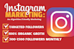 do instagram promotion or marketing for organic growth
