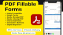 create fillable PDF form using adobe acrobat