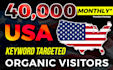 deliver real USA keyword targeted website traffic