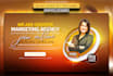 design webinar, live conference, social post, flyer, banners