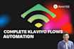 set up complete klaviyo flows automation