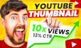 design professional miniature youtube and thumbnail