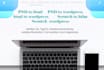 convert psd to html, figma to html, sketch to html xd to HTML