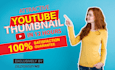 create eye catchy youtube thumbnail