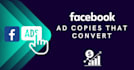 write facebook ad copy that converts