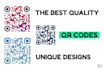 design best quality qr codes with unique designs