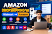 be your amazon dropshipping VA  walmart to amazon