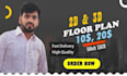 convert PDF floor plan to autocad dwg architectural drawing