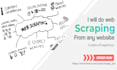 write a python script to scrape data or web scraping from any website