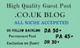 publish the guest post on da 50 co UK blog