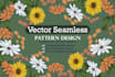 seamless pattern design, textile pattern