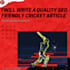 write SEO friendly and engaging content on cricket