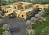 realistic 3d front house elevation rendering