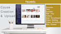 upload course and enroll users in thinkfic lms