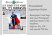 personalize a printable superman themed poster