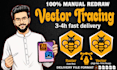 vectorize logo, vector tracing, redraw, convert image to vector