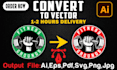 do professional manual vector tracing quickly