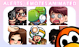 create your twitch cheermotes, alerts or emotes animated