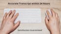 transcribe audio, video, podcast and youtube transcription