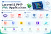 develop a laravel, cakephp or PHP web application with mysql