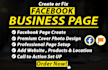 create facebook business page and optimize it fully