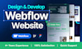 design, redesign and develop webflow website