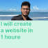 make a website within 1 hour